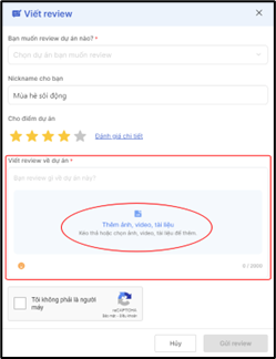 Viết review về dự án